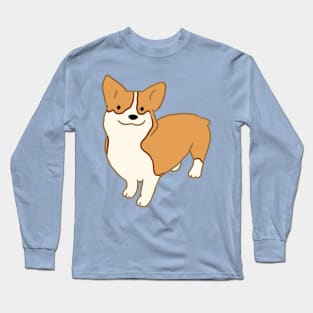 Corgi  illustration Long Sleeve T-Shirt